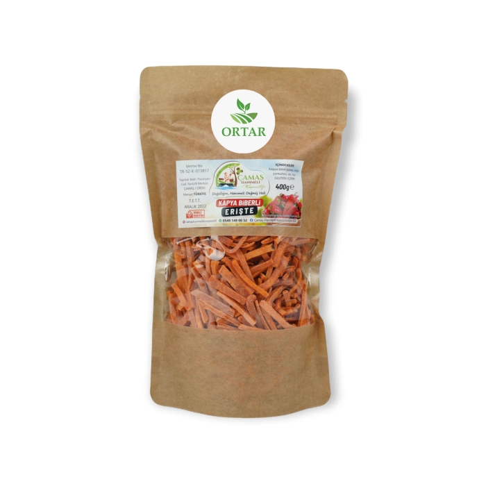 Kapya Biberli Erişte 400 gr (Doğal-Katkısız)