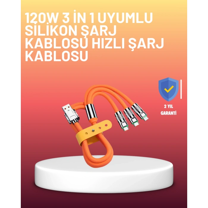 Nevamel Çinko Alaşımlı Uçlu 120 W Şarj Kablosu – Dolaşmaya Dayanıklı 12 m USB Kablo