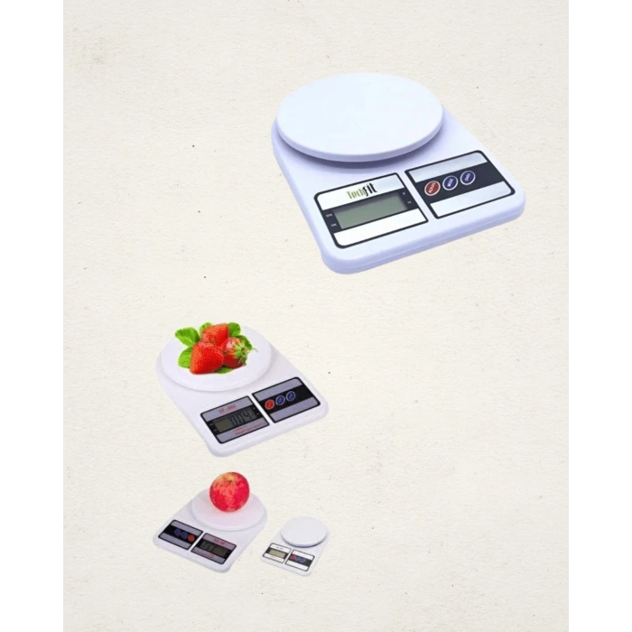 Nevamel 10 Kg Kapasiteli LCD Ekranlı Dijital Mutfak Tartıs