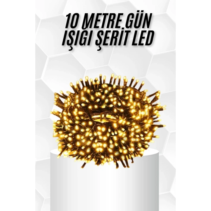 Nevamel 10 Metre Led Işık Gün Işığı Her Ortama Uygun Ampüllü