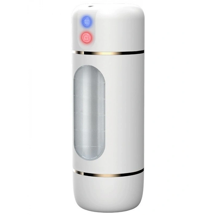 Nevamel® 10 Mod Titreşimli Sesli Akıllı Mastürbatör Pilli Beyaz