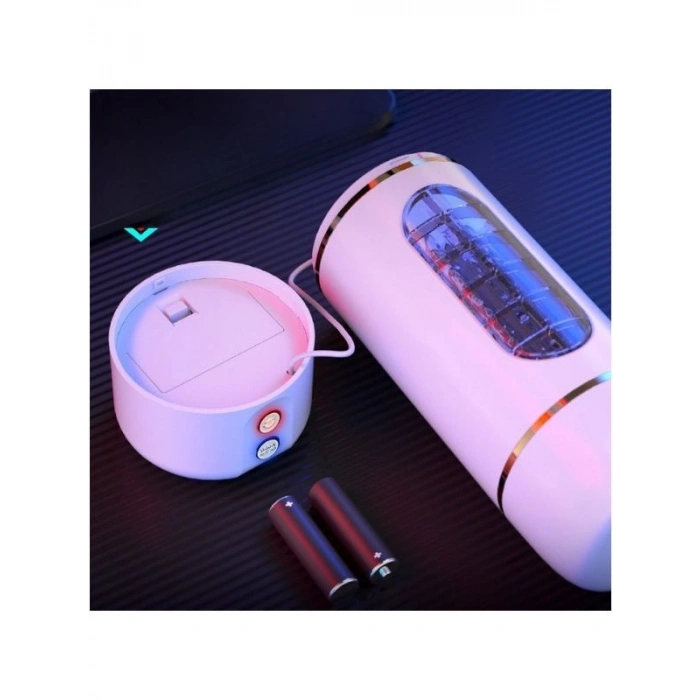 Nevamel® 10 Mod Titreşimli Sesli Akıllı Mastürbatör Pilli Beyaz