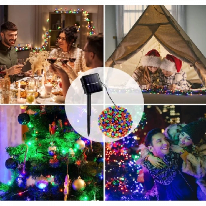 Nevamel 100 Led RGB Solar 12m