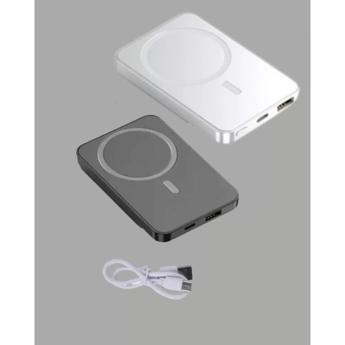 Nevamel® 10000mAh Kapasiteli Manyetik USB-C ve Kablosuz Powerbank W09
