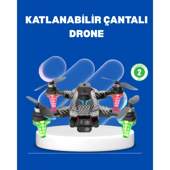 Nevamel® 1080P Full HD Katlanabilir Drone Uzun Uçuş Süreli Hafif Tasarım