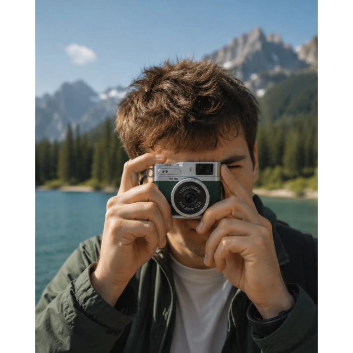 Nevamel® 1080P HD Mini Dijital Kamera IPS Ekranlı Taşınabilir Fotoğraf Makinesi