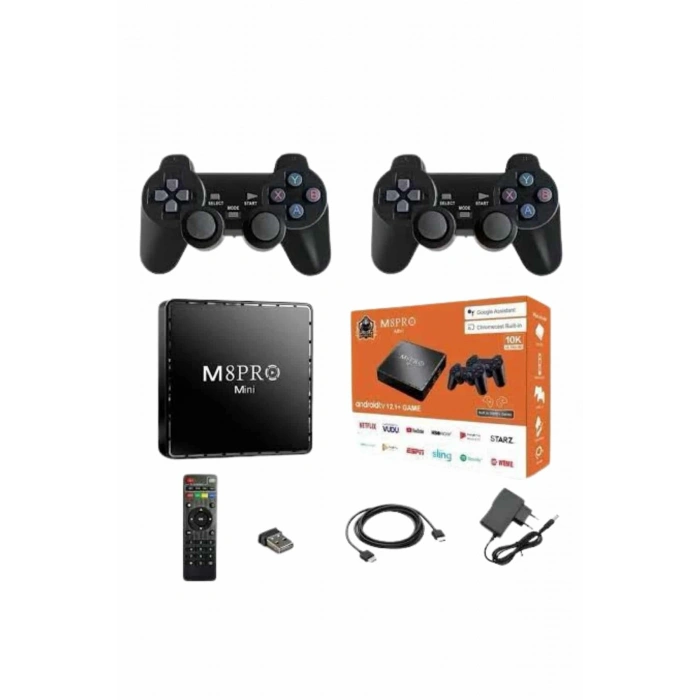 Nevamel 10K Ultra Hd Video Oyun Konsolu Android Tv Box 2.4g Game Stick