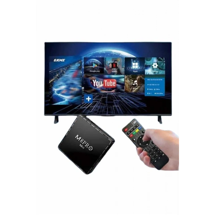 Nevamel 10K Ultra Hd Video Oyun Konsolu Android Tv Box 2.4g Game Stick