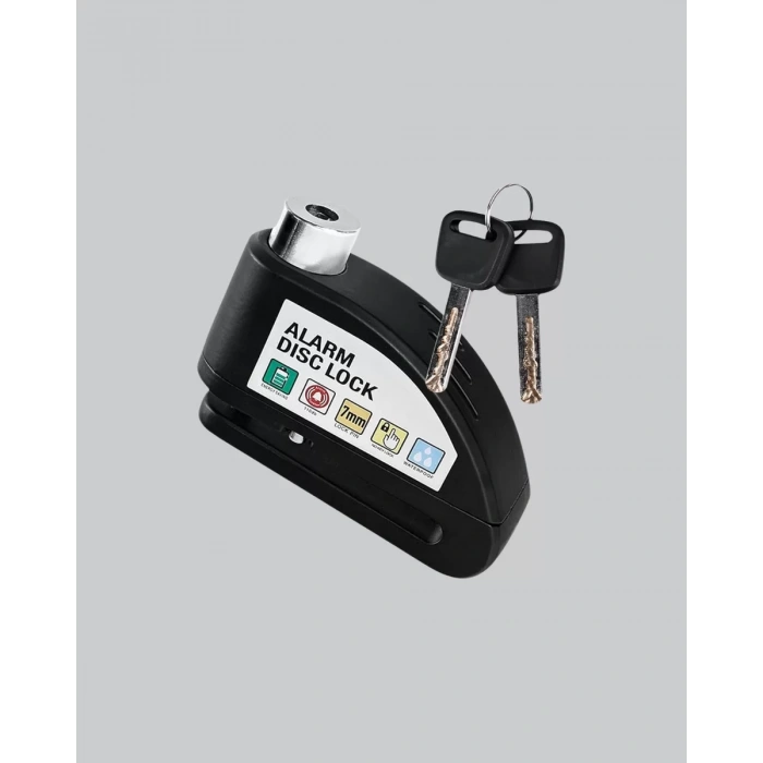 Nevamel® 110 dB Alarmlı Disk Fren Kilidi Su Geçirmez Çelik Motosiklet Güvenlik Kilidi