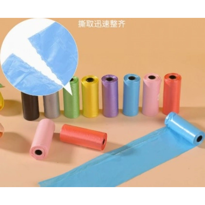 Nevamel 12li Köpek Dışkı Poşeti Düz Renkli Set