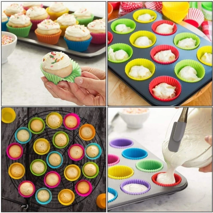 Nevamel 12li Silikon Muffin Kalıbı