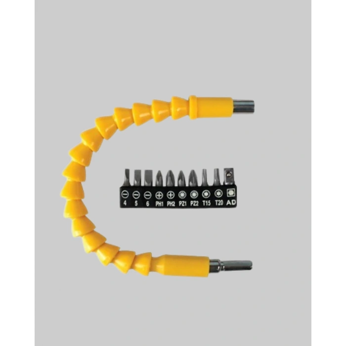 Nevamel® 12 Parça Akrobat Bits Seti Çok Amaçlı Vidalama Dayanıklı Çelik