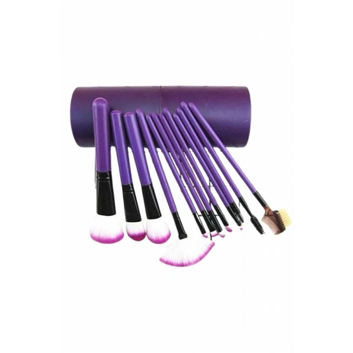 Nevamel 12 Parça Makyaj Fırçası Yumuşak Kıllı Profesyonel Fırça Seti Yüksek Kaliteli Pürüzsüz