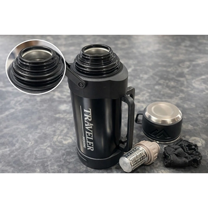 Nevamel® 1200 ml Çift Katmanlı Vakumlu Paslanmaz Çelik Termos