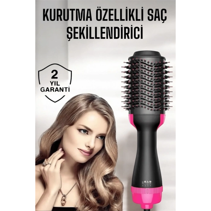 Nevamel 1200 Watt Gücünde Negatif İyon Teknolojili 3 Isı Kademeli Fön Tarağı