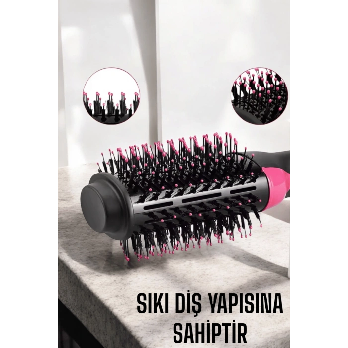 Nevamel 1200 Watt Gücünde Negatif İyon Teknolojili 3 Isı Kademeli Fön Tarağı