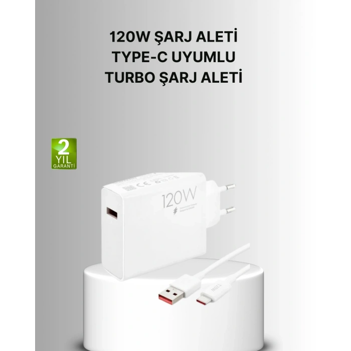 Nevamel 120W Mi Turbo Akıllı Tanıma Çipli Hızlı Şarj Cihazı Taşınabilir ve Dayanıklı