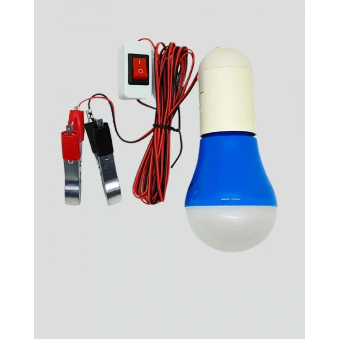 Nevamel® 12V LED Ampul Timsah Kıskaçlı Taşınabilir Aydınlatma