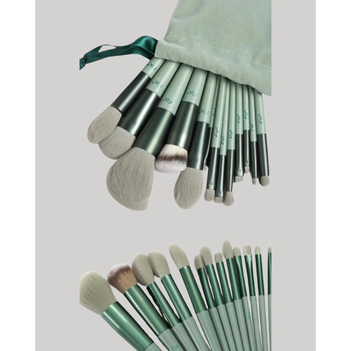 Nevamel 13lü Fiber Kıllı Yumuşak Makyaj Fırçası Seti Taşınabilir ve Ergonomik Tasarım