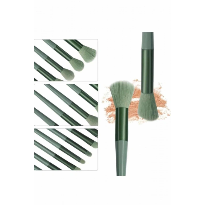 Nevamel 13 Parça Makyaj Fırça Seti Far Kontür Aydnlatıcı Fırçası İz Bırakmaz Hafif ve Yumuşak