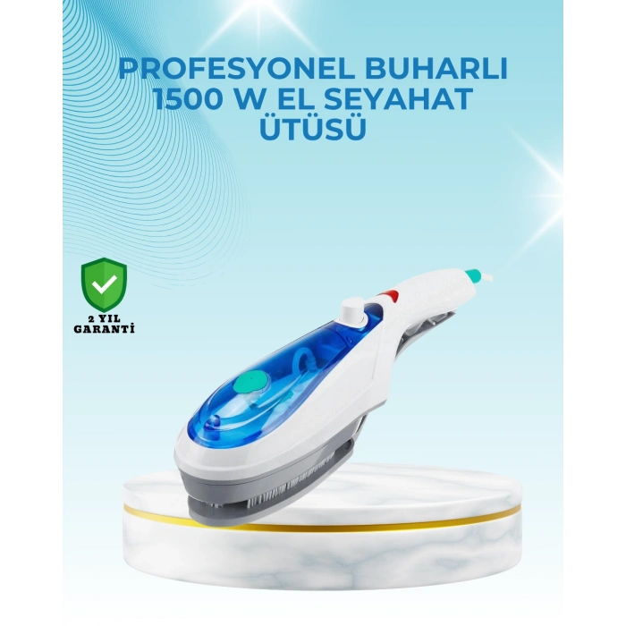 Nevamel 1500W Güçlü Buharlı Ütü | Yanık Riski Olmadan Hızlı Ütüleme