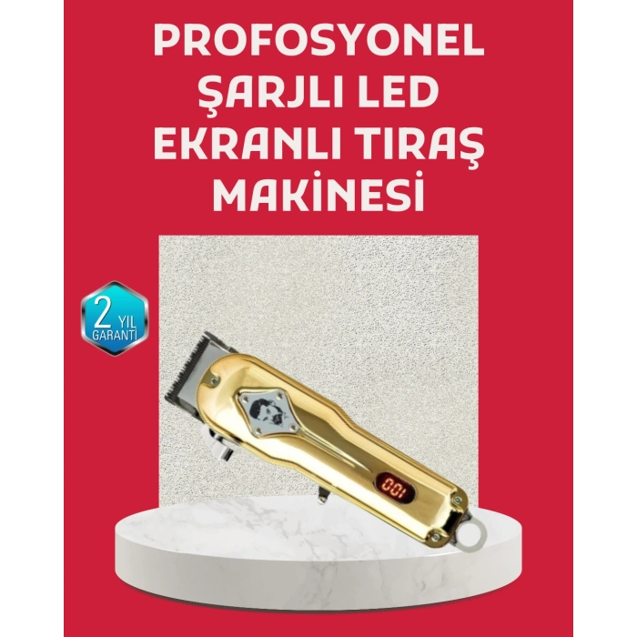 Nevamel 1800 mAh Bataryalı Uzun Kullanım Süreli Şarjlı Tıraş Makinesi