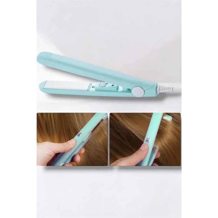 Nevamel 180°C Isı ve Uzun Süre Kalıcı Düzlük Sağlayan Mini Saç Düzleştirici