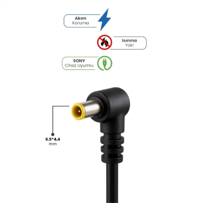 Nevamel 19.5V 4.7A 6.5 * 4.4mm 90W SONY İçin Laptop Adaptör