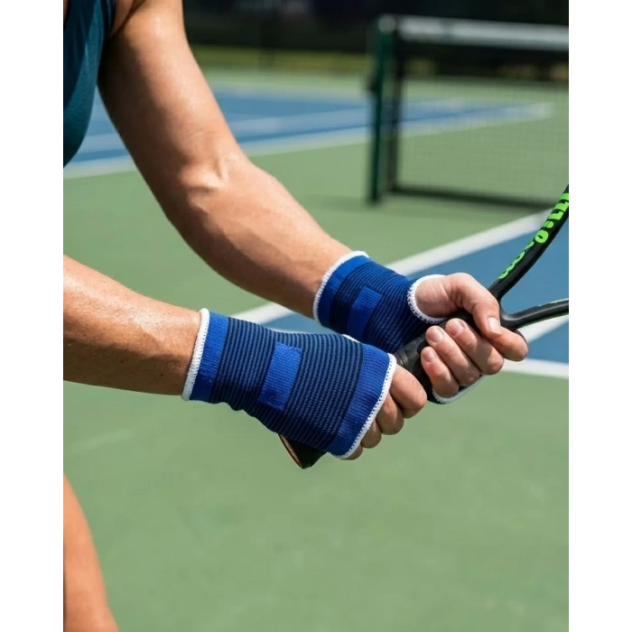 Nevamel® 2 Adet Sporcu Bilek Desteği Esnek Nefes Alabilir Örgü Tasarım