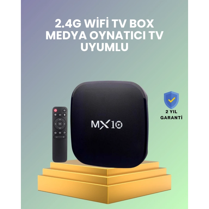 Nevamel 2 GB RAM 8 GB Hafıza 4K Video Destekli Android Medya Cihazı