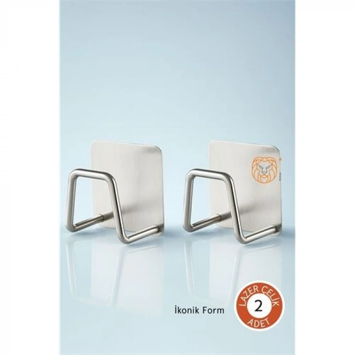 Nevamel® 2li Banyo ve Mutfak Askı Seti - SUS304 Çelik Ultra Güçlü Yapışkanlı Askı