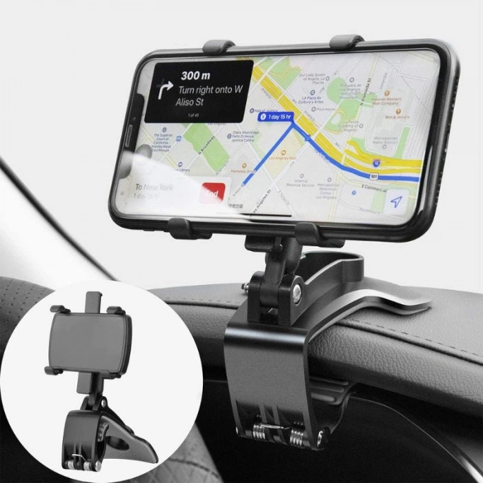 Nevamel® 2si 1 Arada Araç Telefon Tutucu - Numaratörlü - Gösterge Üzerine Takılabilir