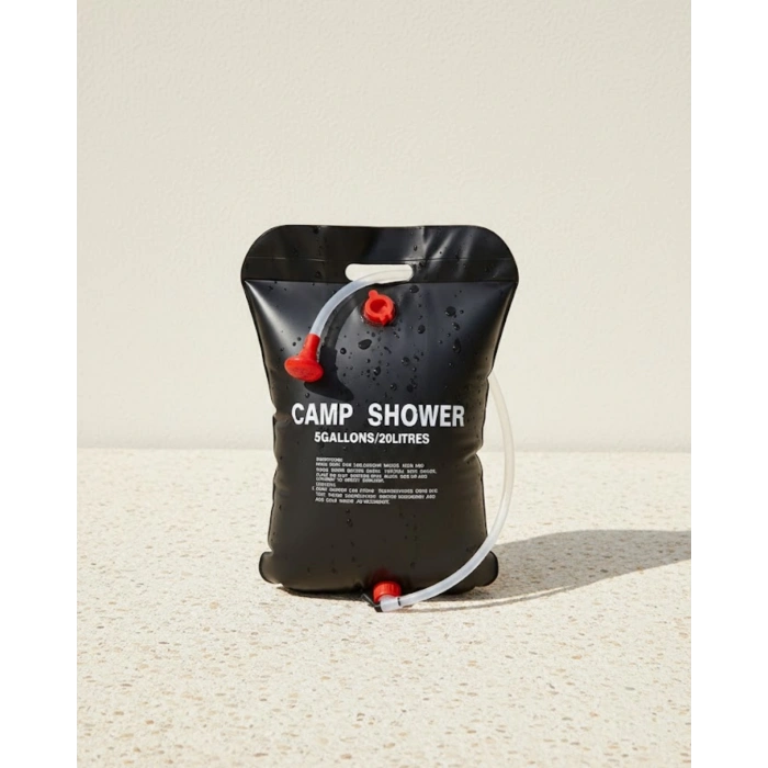 Nevamel® 20 Litre Güneş Enerjili Kamp Duşu PVC Dayanıklı Taşınabilir Duş Torbası