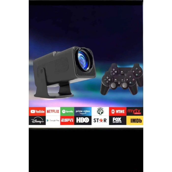 Nevamel 2000+ Oyun ve Popüler Uygulama Destekli Çok Fonksiyonlu Projeksiyon