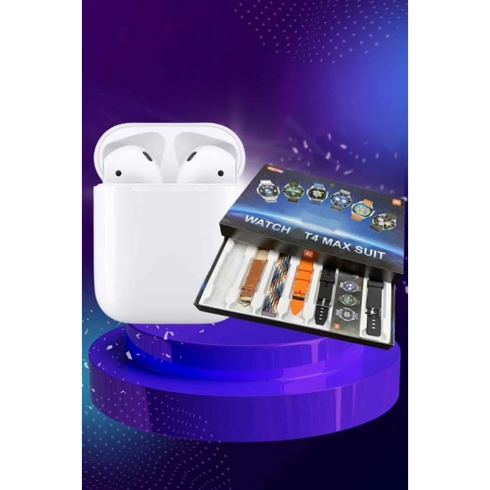 Nevamel 2025 Model Akıllı Saat ve 2.Nesil TWS Bluetooth Kulaklık Yüksek Ses Kaliteli