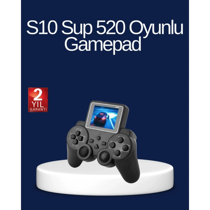 Nevamel 2025 S10 Gamepad 520 Klasik Retro Oyunlu TV Bağlantılı A Kalite Orijinal
