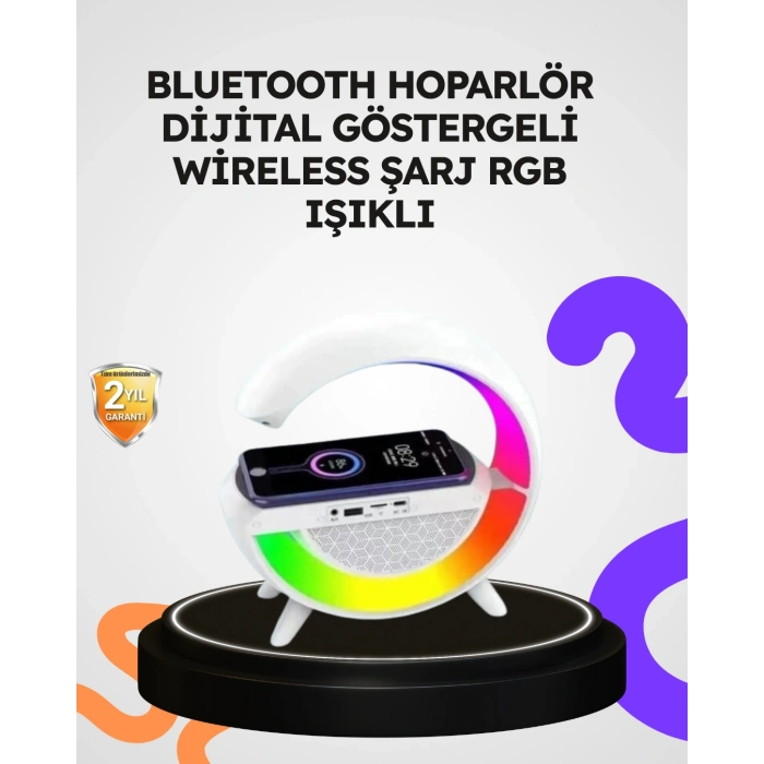 Nevamel 2025 Yeni Seri 15W Kablosuz Şarjlı LED Atmosfer Lambası