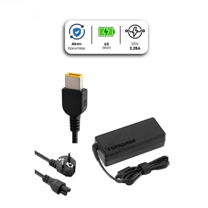 Nevamel 20V 3.25A USB Pin 65 Watt For LENOVO Laptop Adaptör