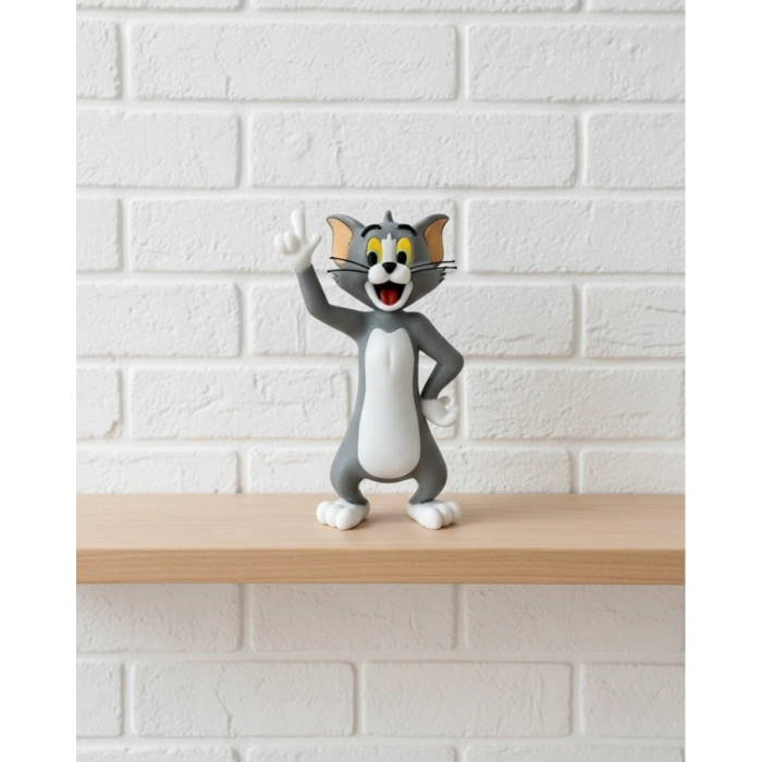 Nevamel® 22 cm Tom Figürü Çizgi Karakter Biblo Koleksiyonluk Dekoratif Obje