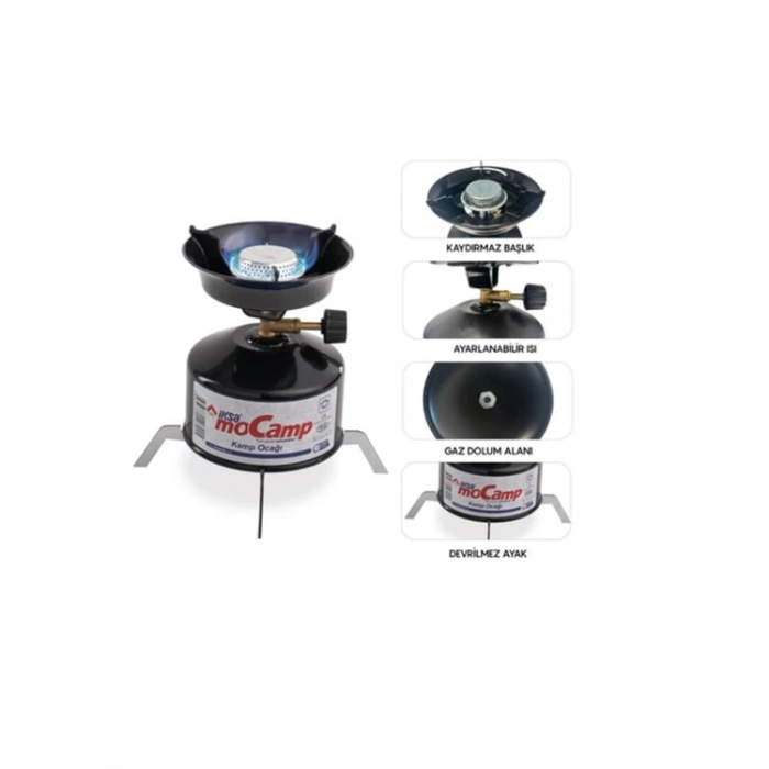 Nevamel 220 gr Gaz Tüpüyle 4 Saat Yanabilen Verimli Kamp Ocağı