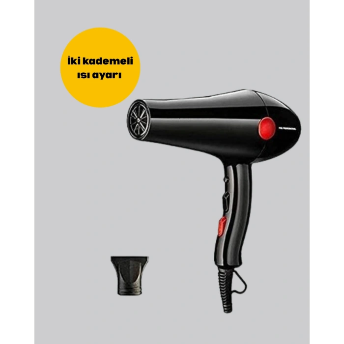 Nevamel 2200W Güçlü Motorlu Ergonomik Fön Makinesi
