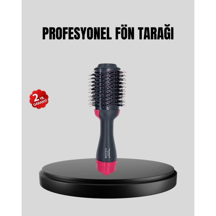 Nevamel 220°C Profesyonel Fön Tarağı – Negatif İyon Teknolojili 3 Isı Kademeli 1200W