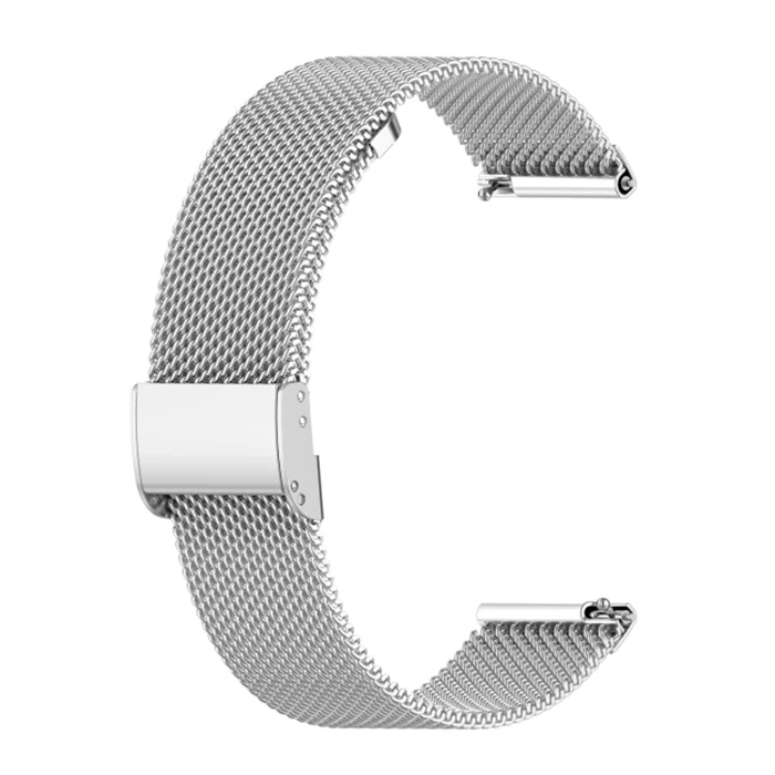 Nevamel 22MM Gear S3 Watch 4 -GT2 GT2E 46MM Kayış Kordon Milano Metal Klasik Kopça-(5775)