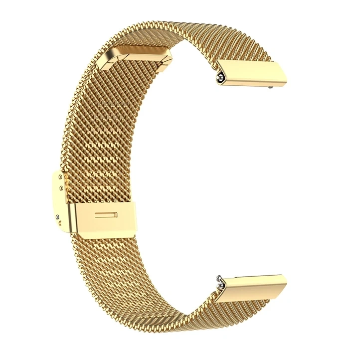 Nevamel 22MM Gear S3 Watch 4 -GT2 GT2E 46MM Kayış Kordon Milano Metal Klasik Kopça-(5775)