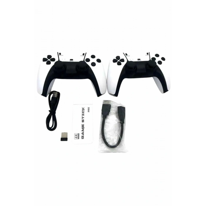 Nevamel® 2.4 GHZ Oyun Konsolu Çift Konsol 4K Ultra Hd Game Stick