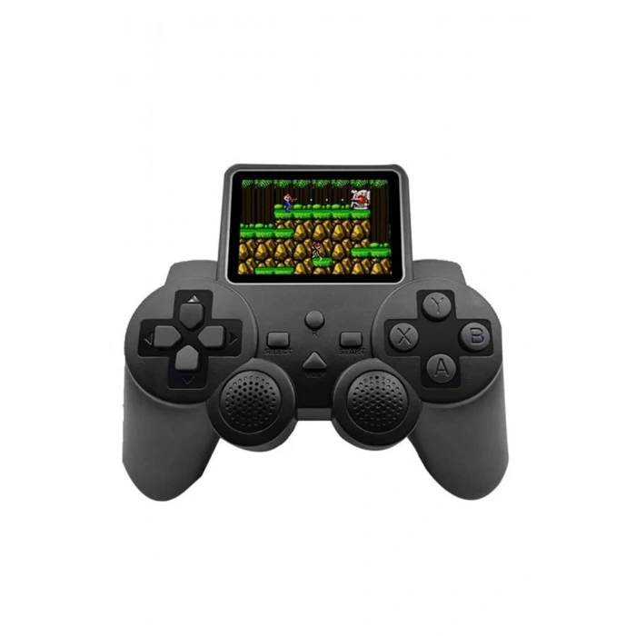 Nevamel 2.4 İnç Ekran 520 Oyunlu Retro Temalı Kablosuz Oyun Kolu El Atarisi