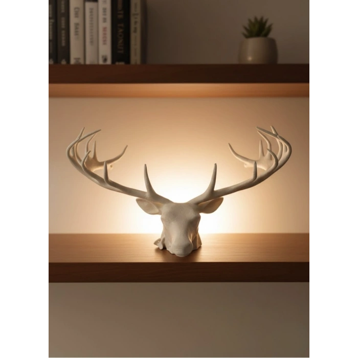 Nevamel® 25 cm Estetik Geyik Figürü Şık Ev Ofis Dekorasyonu