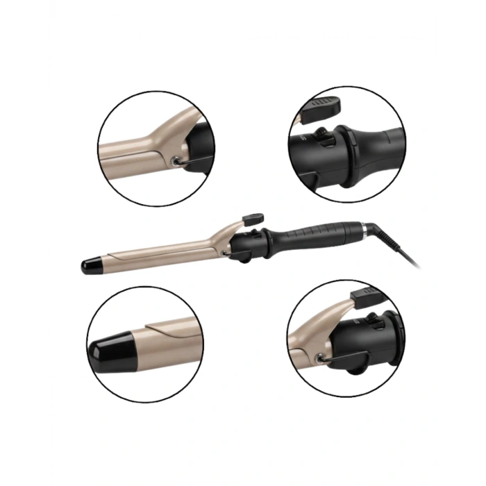 Nevamel® 25 mm Seramik Saç Maşası Kalın Bukle ve Hacimli Dalga İçin