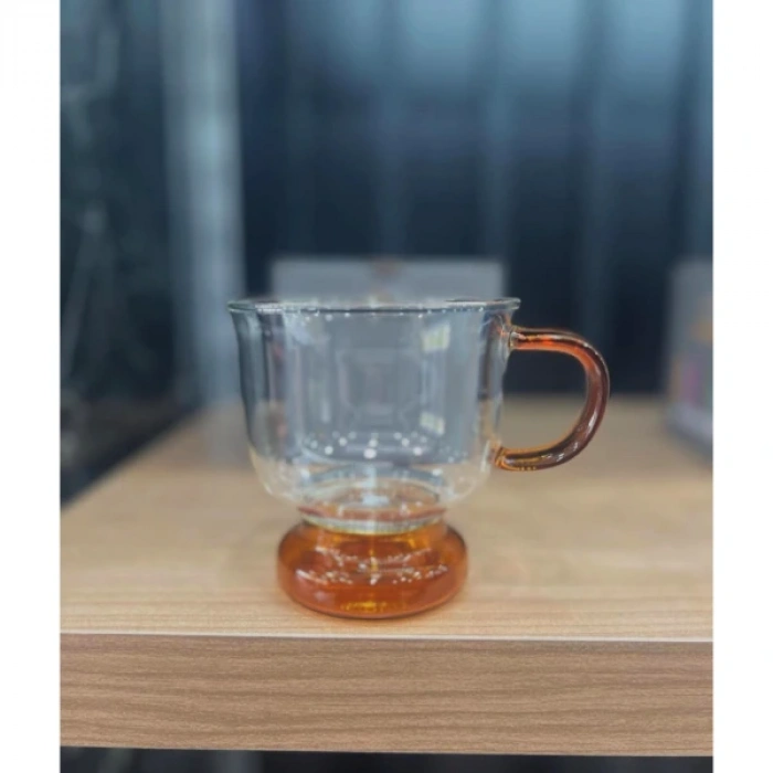 Nevamel 250 ml Renkli Cam Bardak