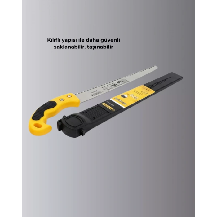 Nevamel® 270 mm Düz Bıçaklı Bahçe Budama Testeresi Kılıflı